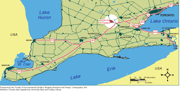 Regional map 2011