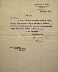 Letter to Hagen