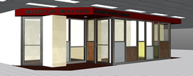 Rendering of one of the future 10th-floor group study rooms