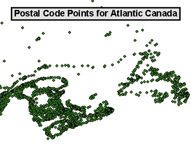 postal code data codes canada dmti geospatial geography example ca