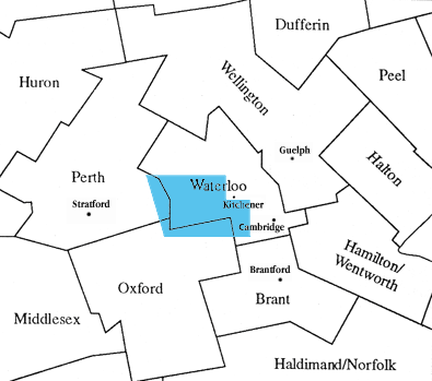 1946 - Western Waterloo Co. (Wilmot Twp., parts of adjacent twps.)